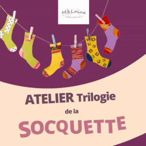 , une série de trois ateliers créatifs pour apprendre à tricoter des chaussettes confortables et faites main