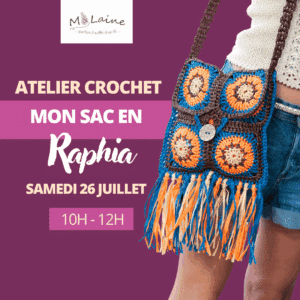 Atelier crochet – Mon Sac en Raphia - Samedi 26 Juillet