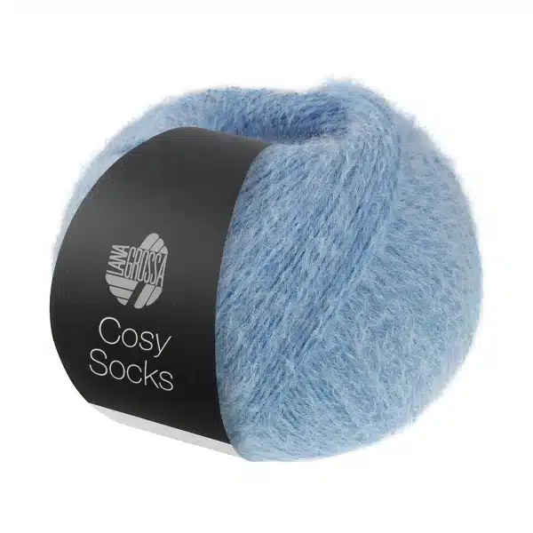 lana grossa cosy socks 0004 hellblau
