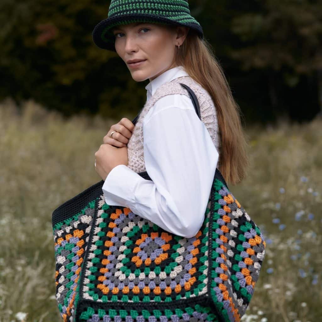 Sac crochet en granny à Sarrebourg